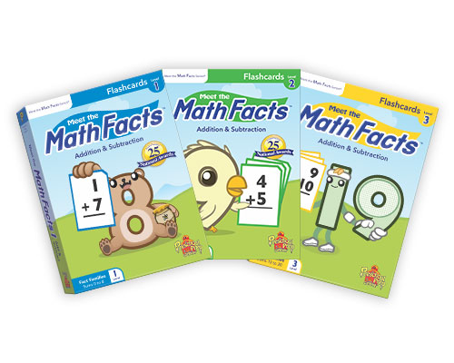 Meet the Math Facts Flashcards Pack