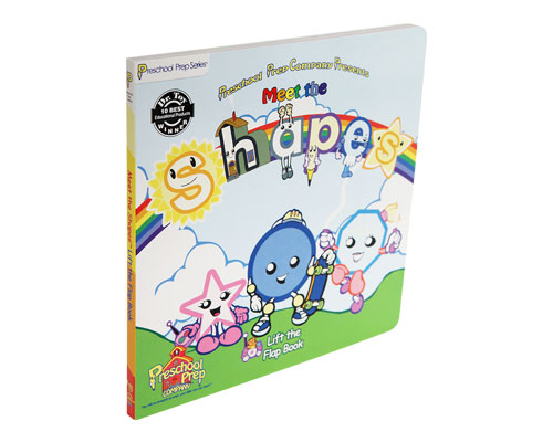 Meet the Shapes Lift the Flap Board Book | Preschool Prep Company