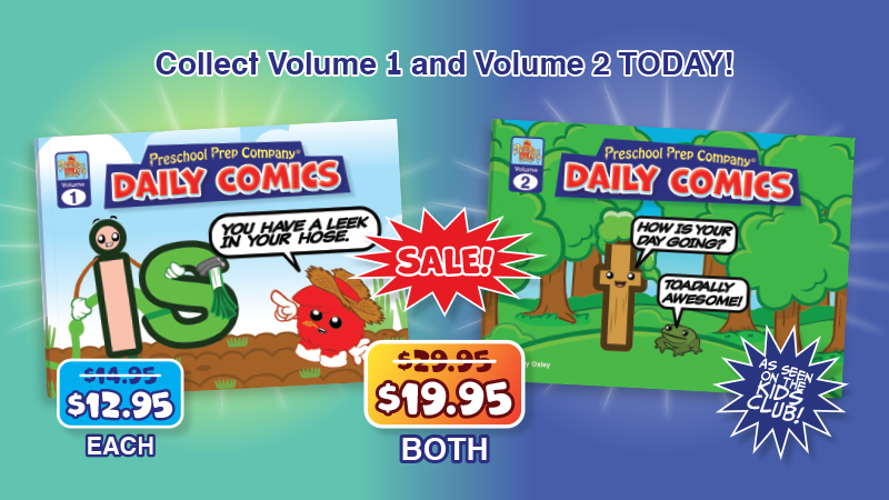 Comics Volume 1 and 2 Available Now