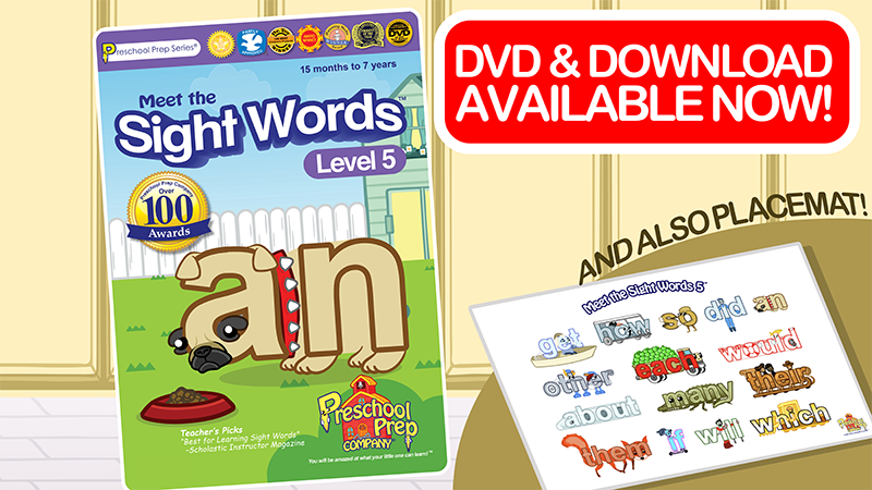 Meet the Sight Words 5 Now Available!