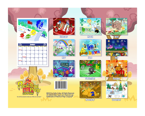 Preschool Prep Company 2023 Calendar Preschool Prep Company 2023 Calendar