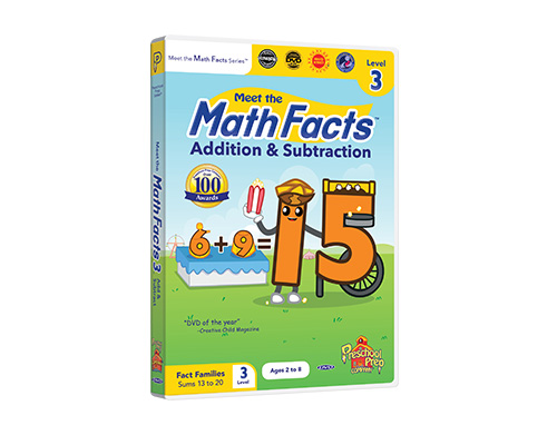 Meet the Math Facts Addition & Subtraction Level 3 (DVD)