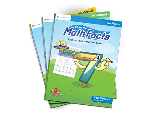 Meet the Math Facts Addition & Subtraction Workbook 3 Pack