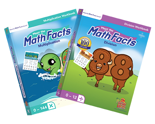 Math Facts Multiplication & Division Workbooks Set (2)