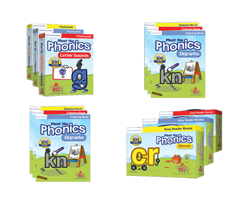EYFS/ Preschool/ Toddler/ SEN Phonics Reading Bundle x 4 Packs Flashcards 
