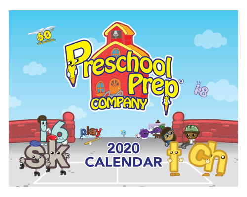 Preschool Prep Company 2020 Calendar