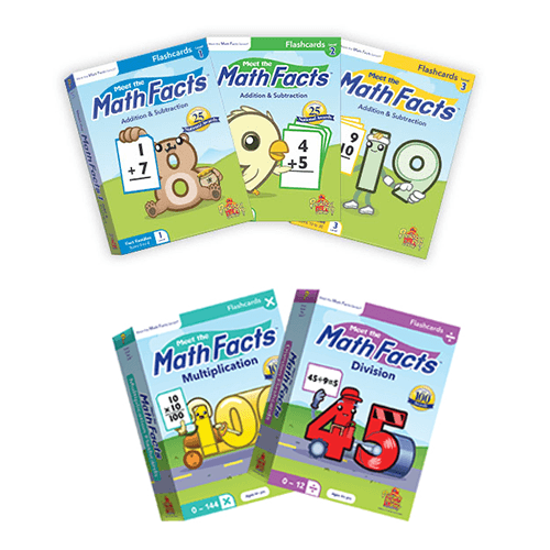 Math Facts Flashcards 5 Pack