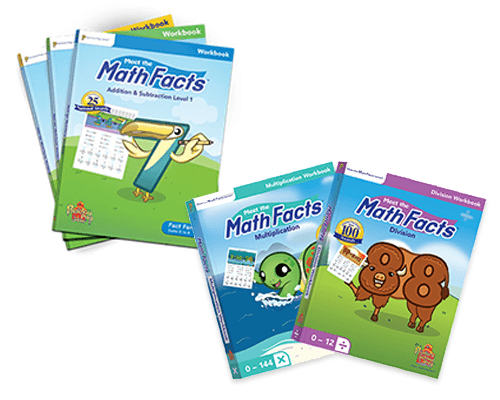 Math Facts Workbook 5 Pack