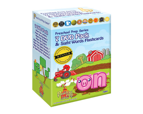 Preschool Prep Company | DVD 7 Pack (Plus Flashcards)